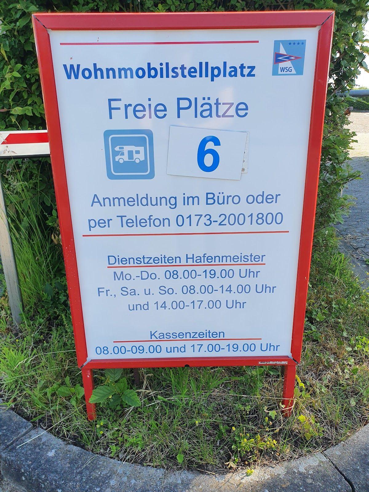 Wohnmobilstellplatz des WSG, Grödersby, Germany