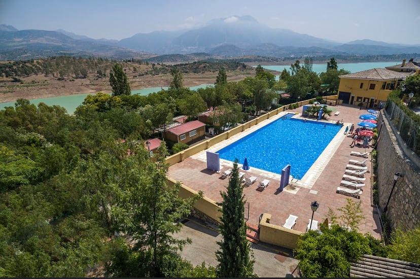 Camping presa la Viñuela , Viñuela, Spain